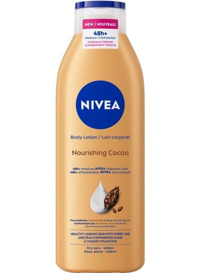 NIVEA Nourishing Cocoa Body Lotion With Cocoa Butter 400ml