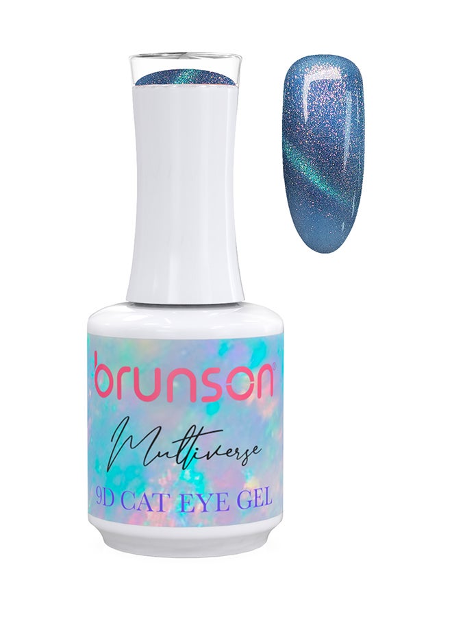 Multiverse 9D Cat Eye Gel Polish Galaxy Magnetic UV LED Gel Nail polish 18ml Chameleon Magnetic Gel Soak Off UV LED Gelish Polish D24N