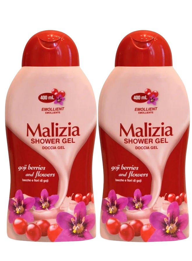 Shower Gel Goji Berries and Flowers 2x400ml