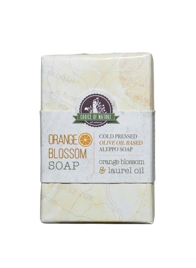 Cold Pressed Orange Blossom Aleppo Soap 125gm