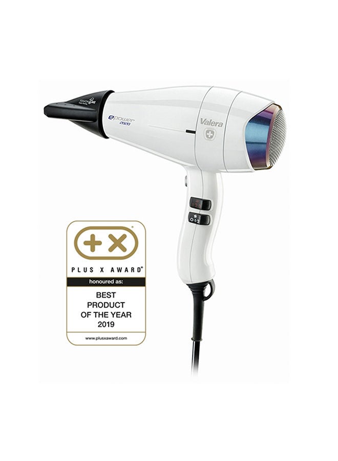 E-power 2020, Rotocord, 1600 watts, diffuser & pouch. 32% energy efficient.-25% energy consumption - Made in Switzerland