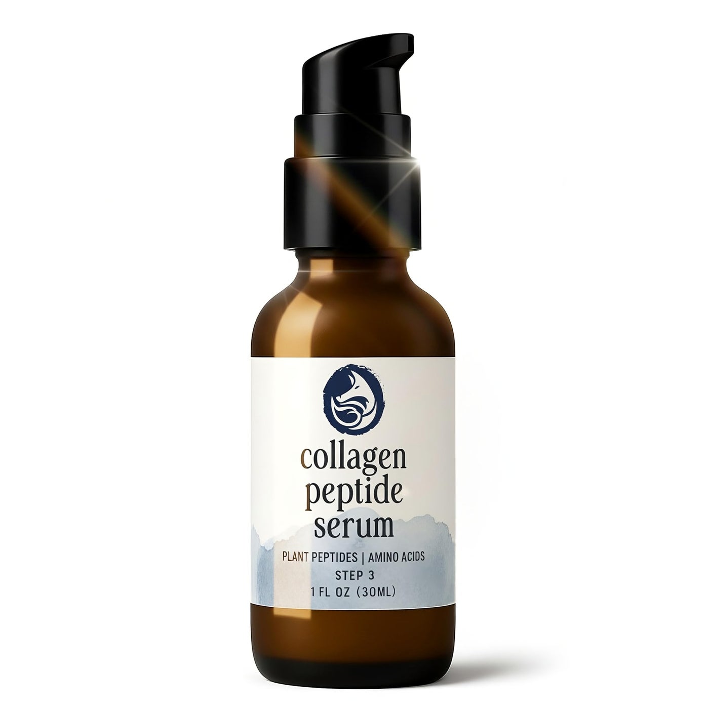 Peptide Collagen Serum 1 oz â€“ Gentle Anti-Aging Hydrating Serum for Sensitive to Dry Skin | Reduces Wrinkles | Firms & Plumps | Supports Smooth, Firm Complexion | Made in USA