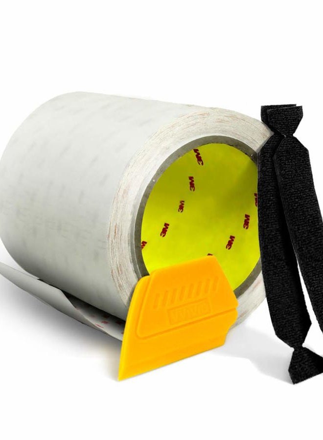 3M Clear Paint Protection Vinyl Film 6 Inch Wide Choose Your Size Including Tools (6 Inch x 48 Inch)