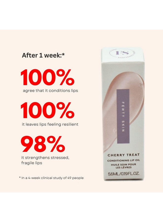 Cherry Treat Conditioning + Strengthening Lip Oil Cream White 5.6 Ml - image 5
