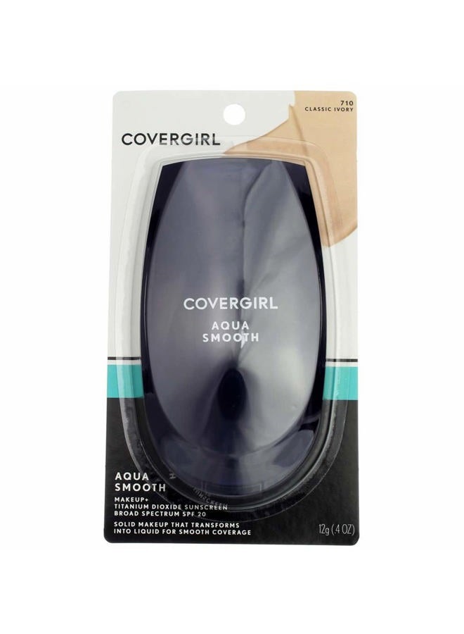 Cover Girl 45834 710clsivr Classic Ivory Aqua Smoothers Make Up
