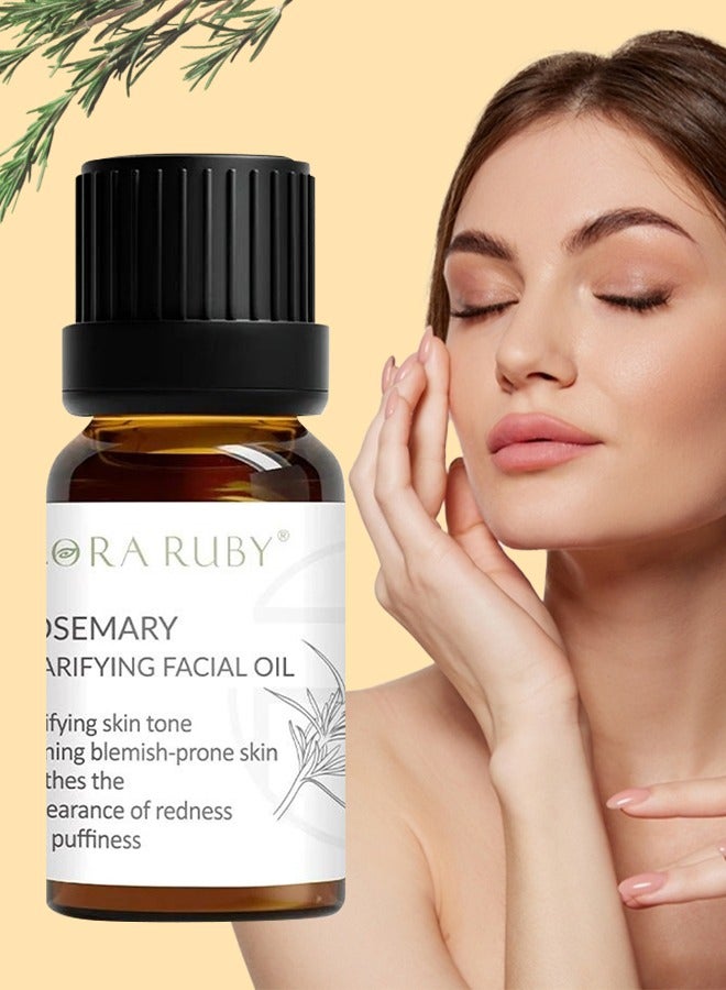 Rosemary Clarifying Facial Oil Clarifying Skin Tone Soothes the Appearances of Redness and Puffiness Rosemary Essential Facial Oil for Face and Skin Moisturizing and Nourishing 15ml