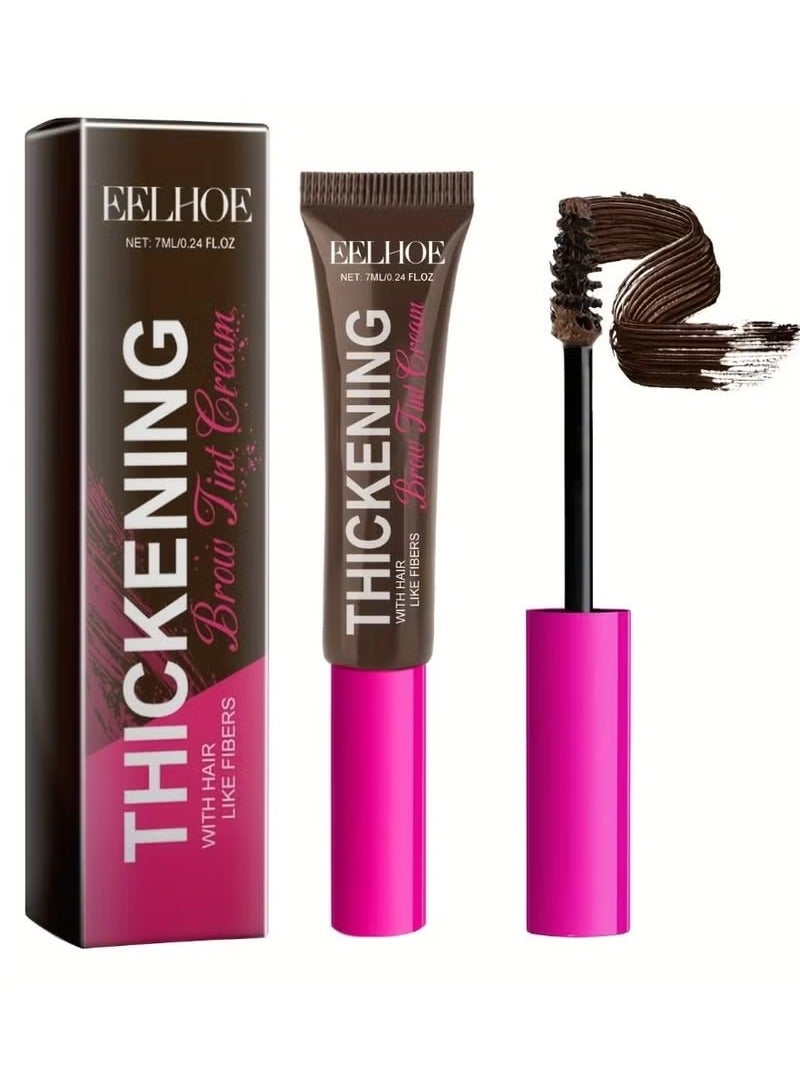 EELHOE Fiber Brow Dye Series, Natural Makeup, Color, Water Resistance And Stereoscopic Eyebrow Makeup