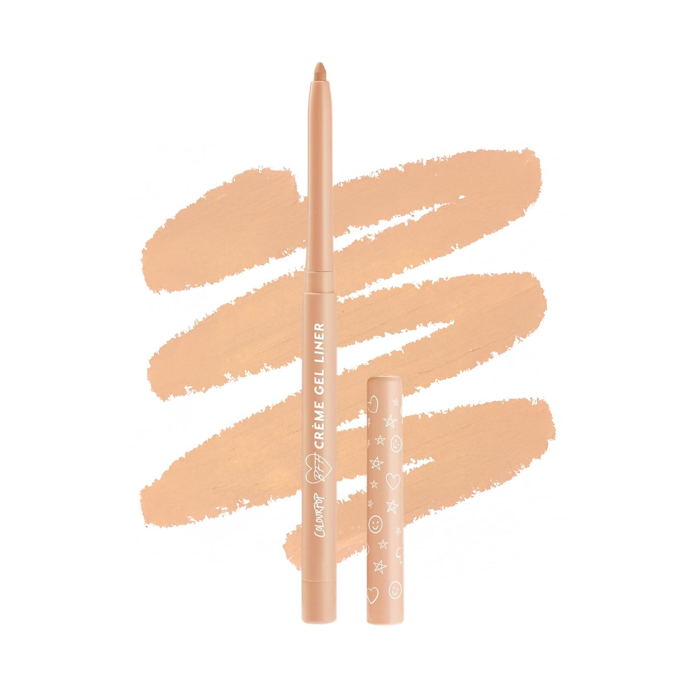 ColourPop BFF CrÃ¨me Gel Liner - Waterproof Gel Eyeliner Pen with a High-Pigment & Buildable Formula - Colored Eyeliner with 18-Hour Wear - Honeydude (0.01 oz)