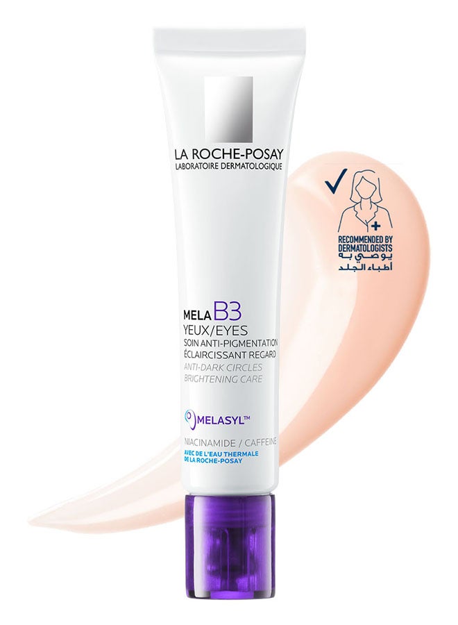Mela B3 Eyes 15Ml Intensive Dark Circles Corrector. Targets All Types Of Dark Circles, Powered By Melasyl, Caffeine, Niacinamide, And Peptides  15Ml