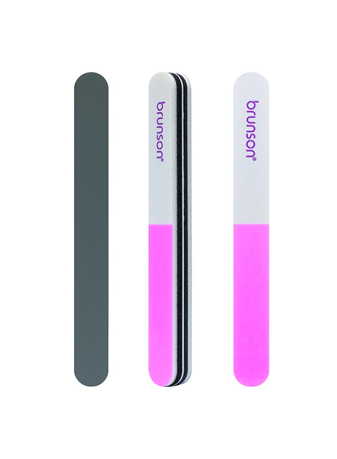 1 Pieces Nail File, Professional Double Sided Buffer Block Emery Board - QB-311T-1