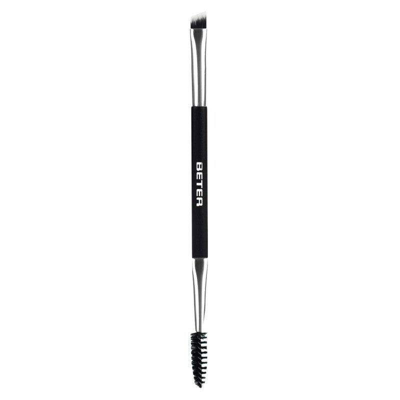 Double brush for eyebrows and eyelashes, synthetic hair. Nº 8