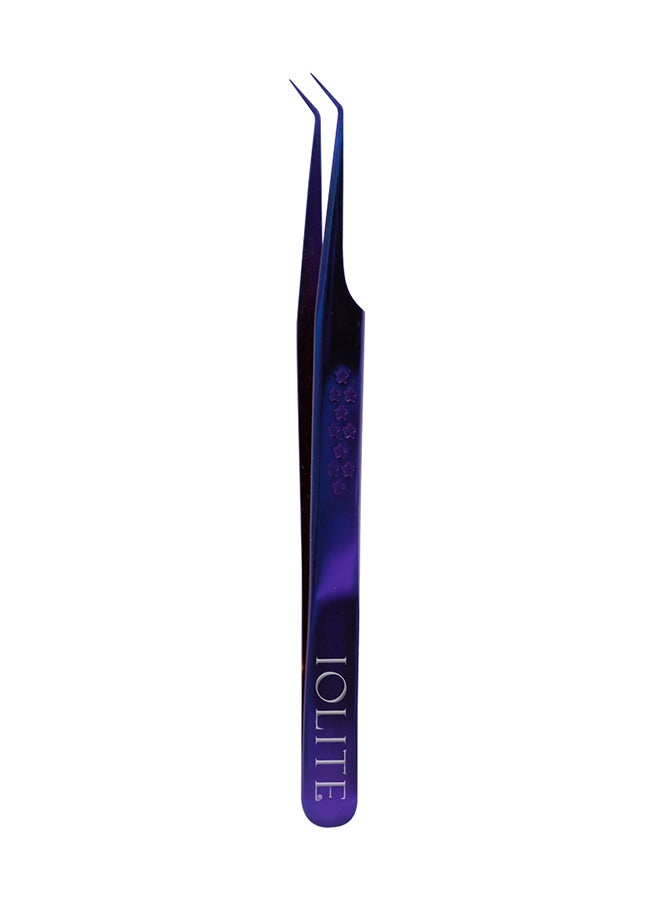 Lash Tweezers Professional Stainless Steel Curved Precision Tweezer for Eyelash Extensions, Volume Lashes, Electronics, Laboratory Work, Jewelry-Making,Crafting,Soldering, 2D-3D False Lashes, Nail Art