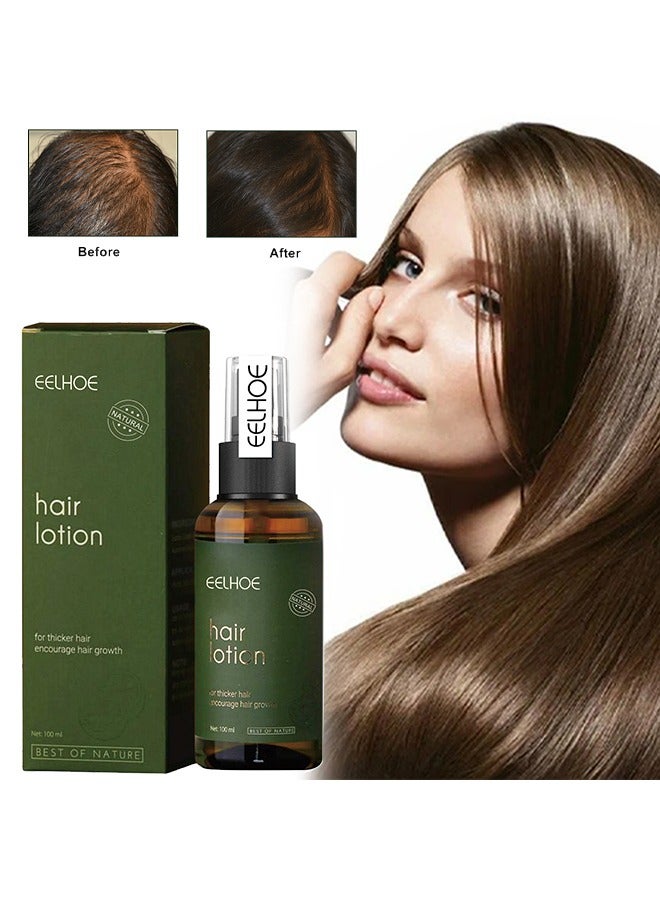 Hair Lotion，For Thicker Hair Encourage Hair Growth，Grapefruit Hair Care Spray Strengthen and Repair Hair Roots, Prevent Hair Loss and Maintain Hair Essential Oil