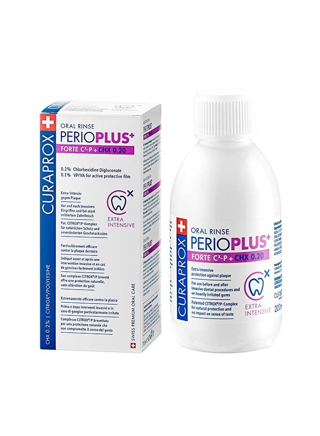 Perio Plus Forte Chx 0.20% Mouthwash, 200Ml