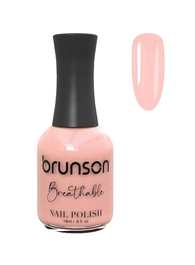 Breathable Nail Polish Halal nail polish Wudu friendly Quick-Dry Vegan long lasting but easy peel off   18ml BH405