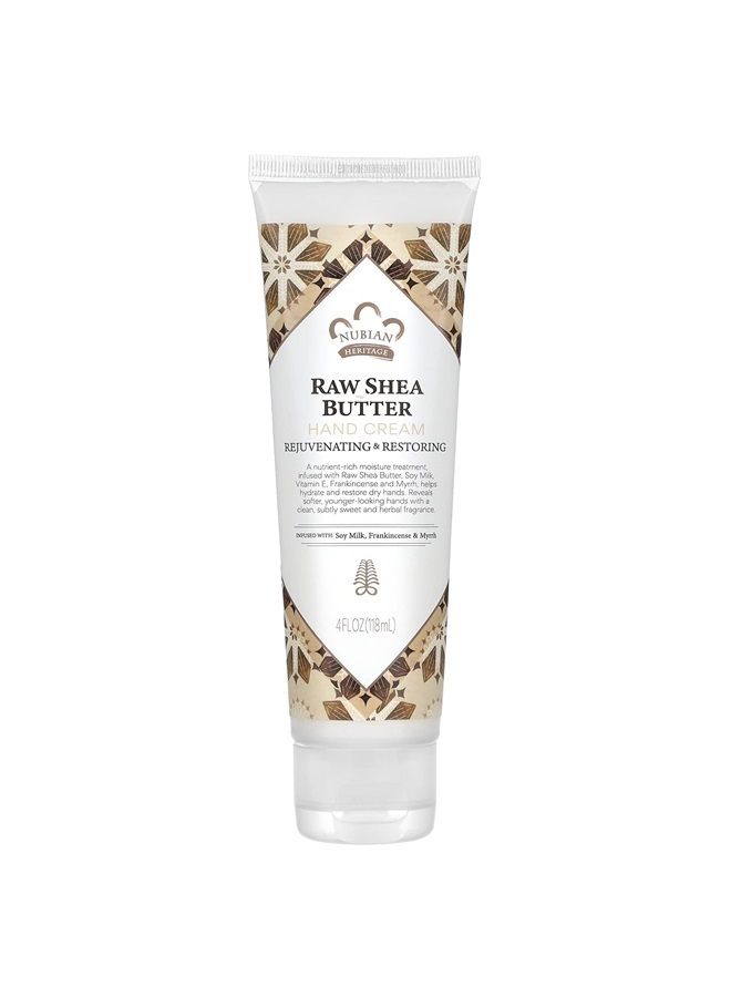 Hand Cream, Raw Shea Butter, 4 fl oz (118 ml)