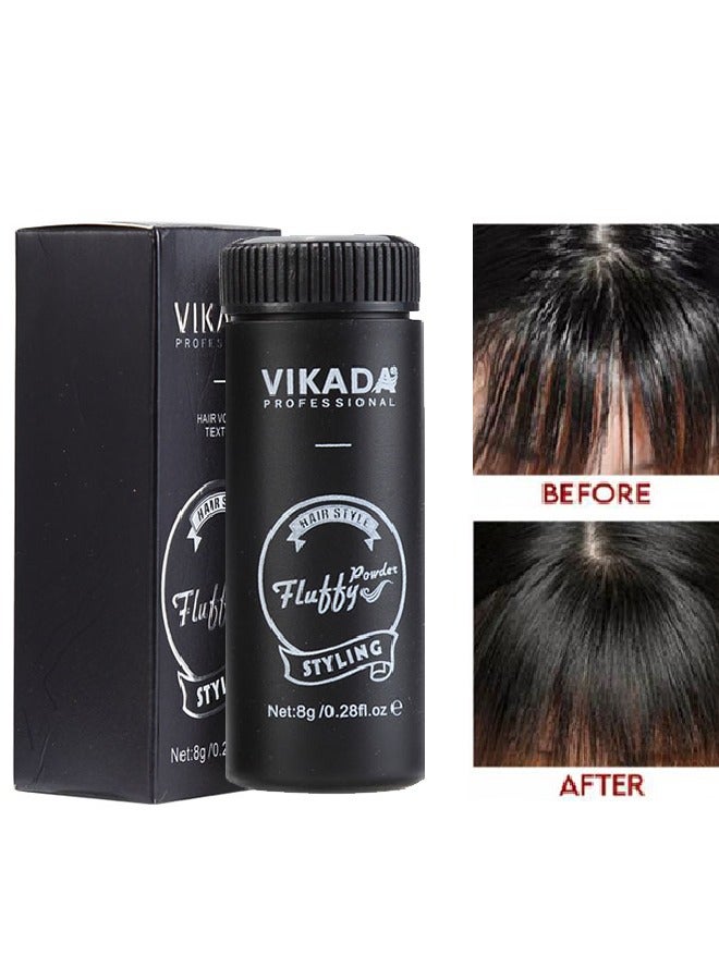 Flutty Powder, Hair Styling Powder, Oil-Control Easy to Apply Lightweight Texturizing Matte Finish Strong Hold Hair Volume Powder, Create Natural Look for Unisex