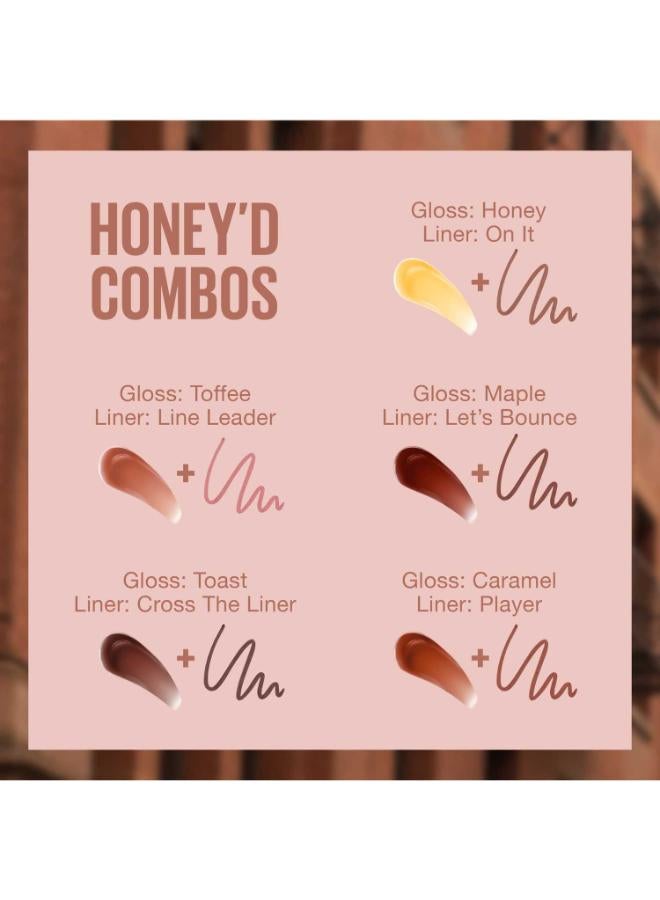 Lifter Gloss Honey'D, Hydrating Lip Gloss With Hyaluronic Acid, 026 Honey, 5.4Ml - image 6