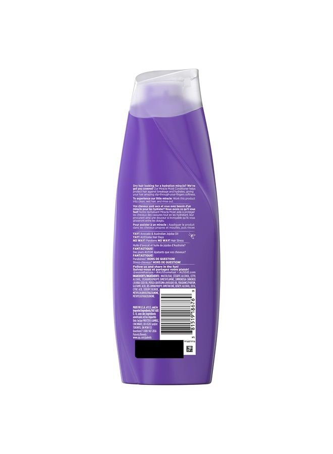 Paraben-Free Miracle Moist Conditioner for Dry Hair, Avocado & Jojoba, 12.1 Fl Oz (Pack of 6)