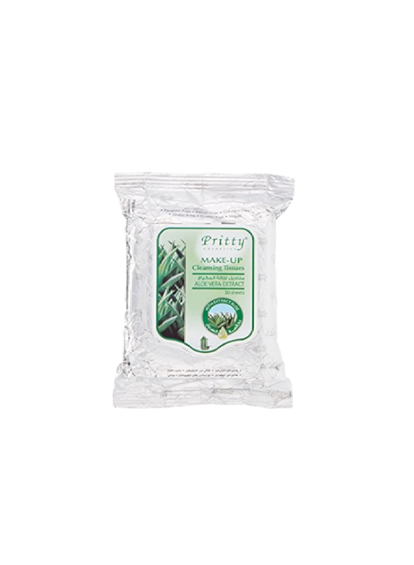 PRITTY MAKE-UP TISSUE ALOE 30'S