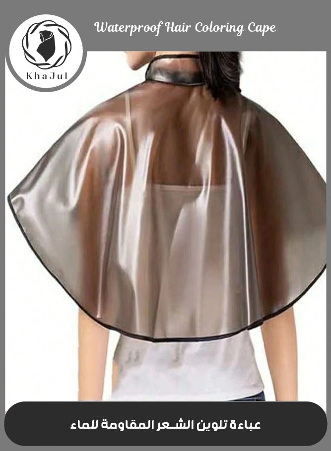 Professional Waterproof Hair Dye Cape Rebonding Capes Hot oil Cape Hairdressing Capes For Salon(Black)