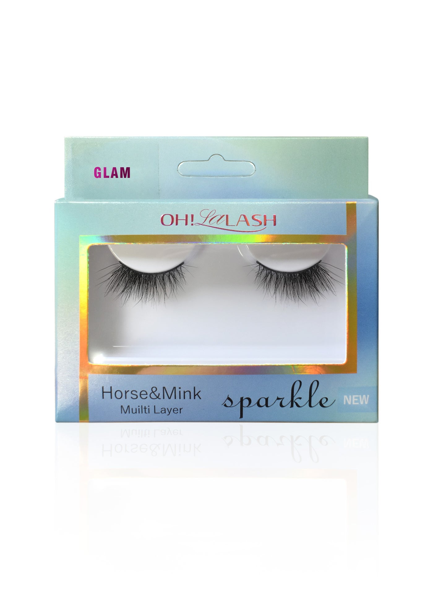 Mixed layers and criss-crossed 3D real hair lashes