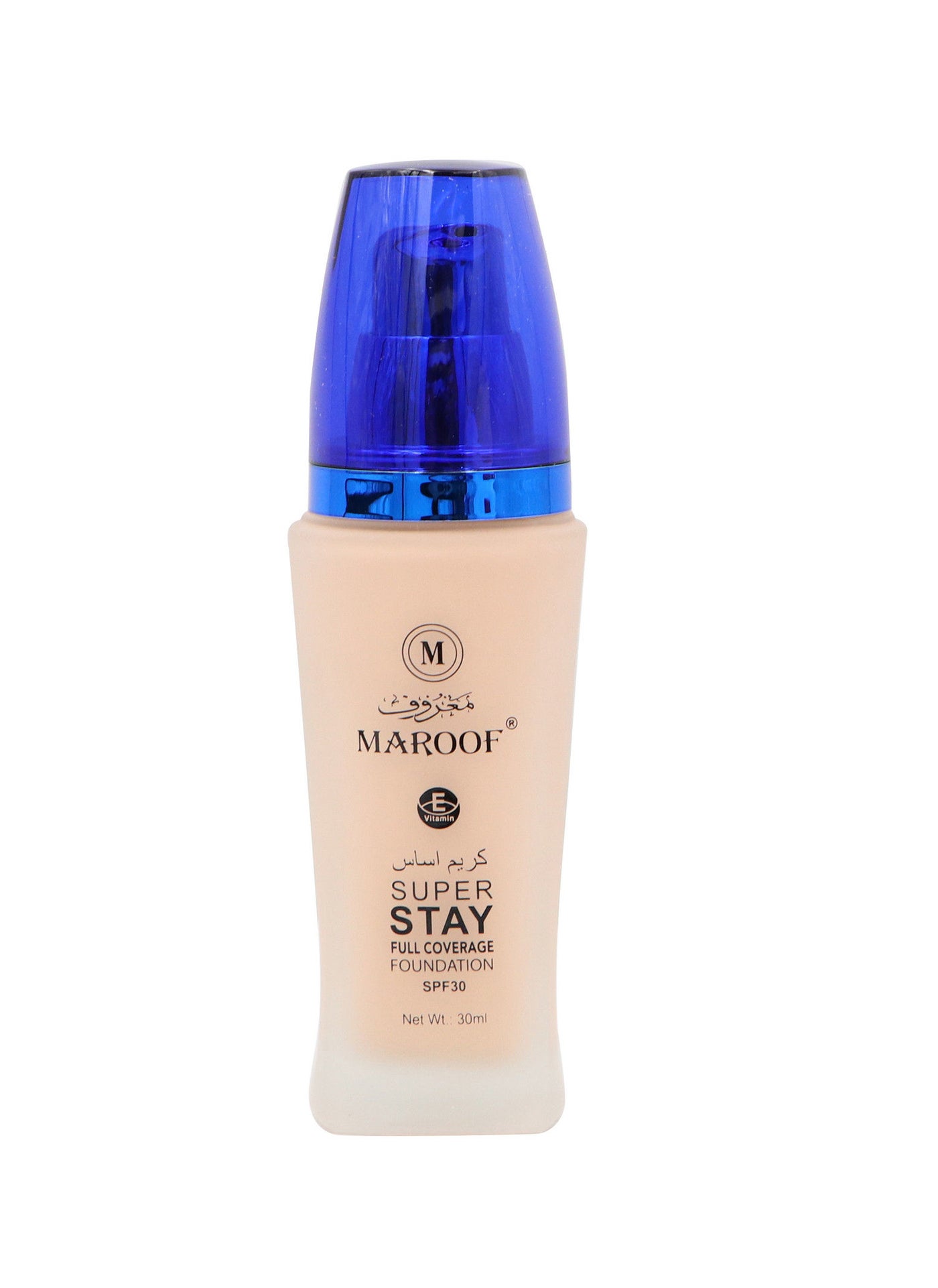 MAROOF 24 Hours Full Coverage Liquid Foundation SPF30 30ml