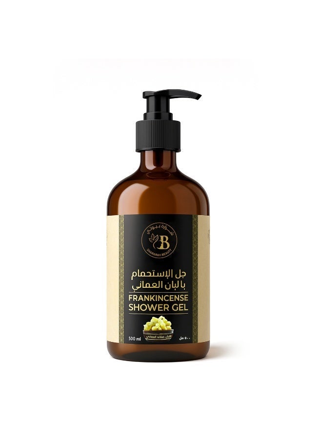 ICAN Shararah Beauty Frankincense Shower Gel – 500ml | Moisturizing & Refreshing Body Wash