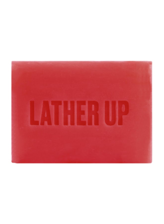 Strawberry Cleansing Face & Body Bar – Multi-Purpose Soap Bar with Shea Butter | Gently Cleanses Face & Body, Softens Skin, Sweet Strawberry, Vanilla & Pineapple Scent | Suitable for All Skin Types, 100g - image 2