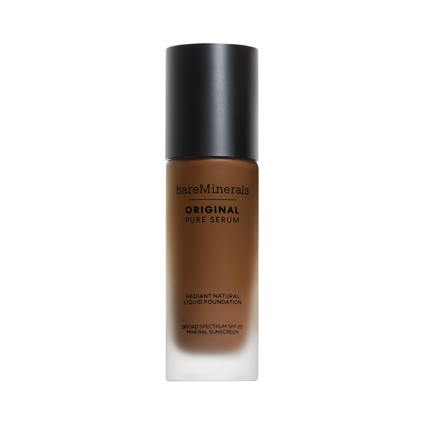 bareMinerals Original Pure Serum Radiant Natural Liquid Foundation Mineral SPF 20, Deep Warm 6