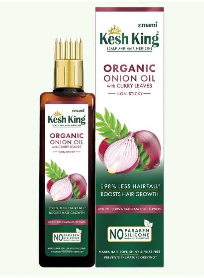 Kesh King Organic Onion Oil With Curry Leaves 100ml