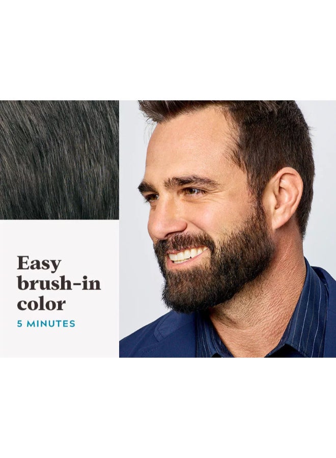 Mustache & Beard – Dark Brown Beard Dye For Men, M-45, Single Use Brush-In Color Gel With Biotin, Coconut Oil, And Aloe For Fuller, Healthier Facial Hair - image 7