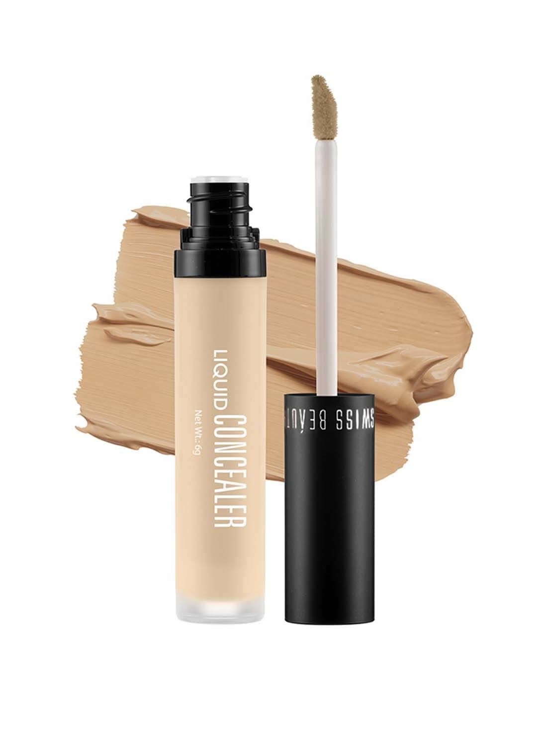Swiss Beauty Liquid Light Weight Concealer With Full Coverage Light Moyen 6G