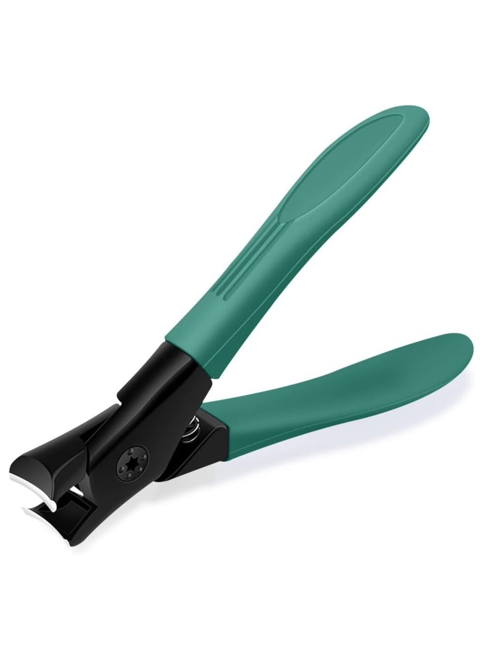 Nail Clippers, Heavy Duty Stainless Steel Toenail Clippers with Fingernail File Suitable for Thick Fingernails and Toenails, Professional Nail Trimming Tools (Green)
