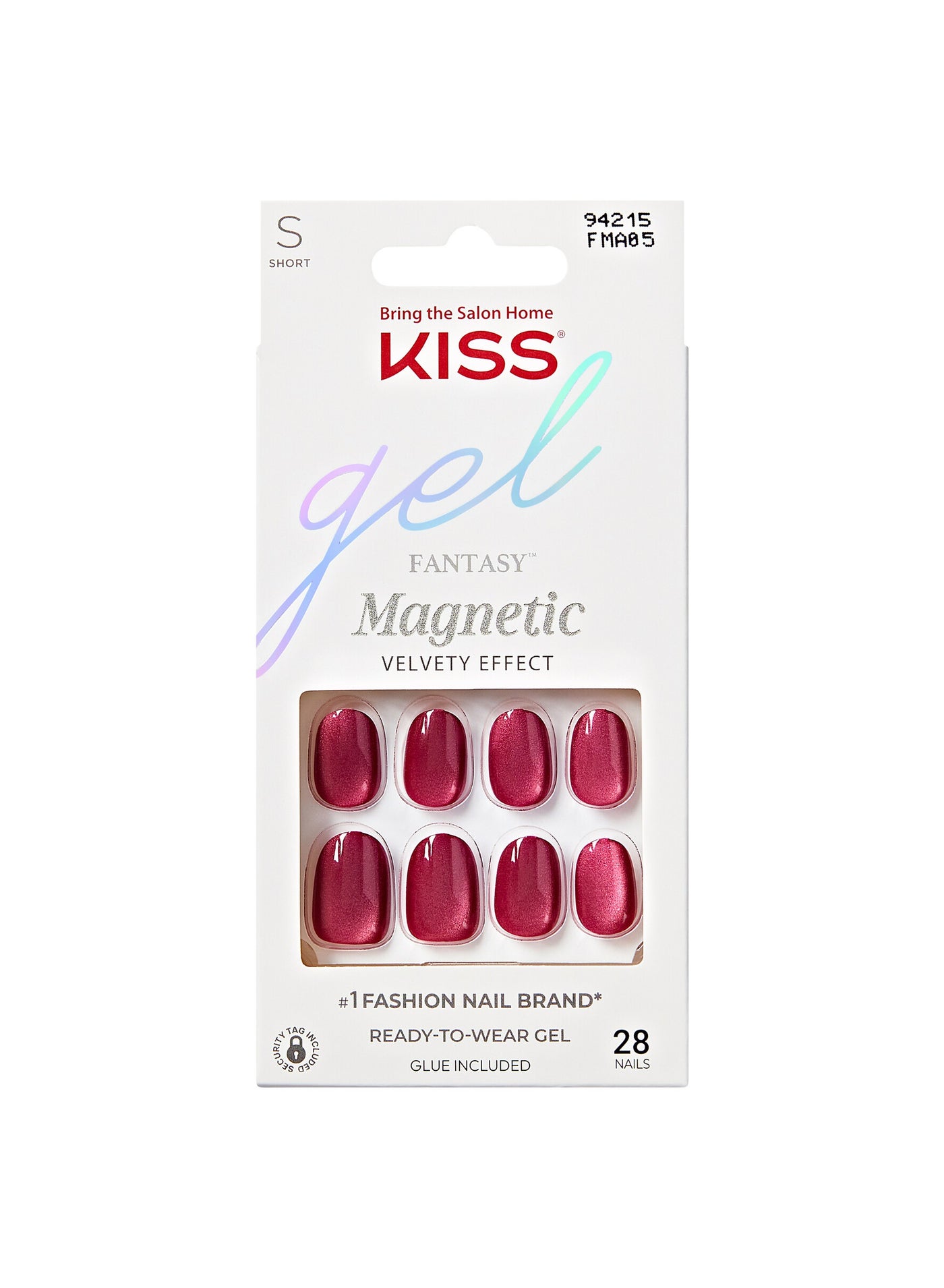 Kiss Gel Fantasy Magnetic Velvety Effect Nails Small FMA05C