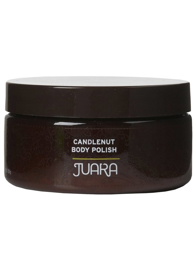 JUARA - Candlenut Body Polish | Invigorating Scrub | Deep Exfoliation | Smooth Rough Skin | Healing Hydration | Cruelty Free, Paraben, Sulfate Free, Vegetarian | 7.5 oz