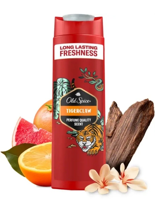 Tigerclaw Scent of Blood Orange shower gel 3 in 1 for men 400ml