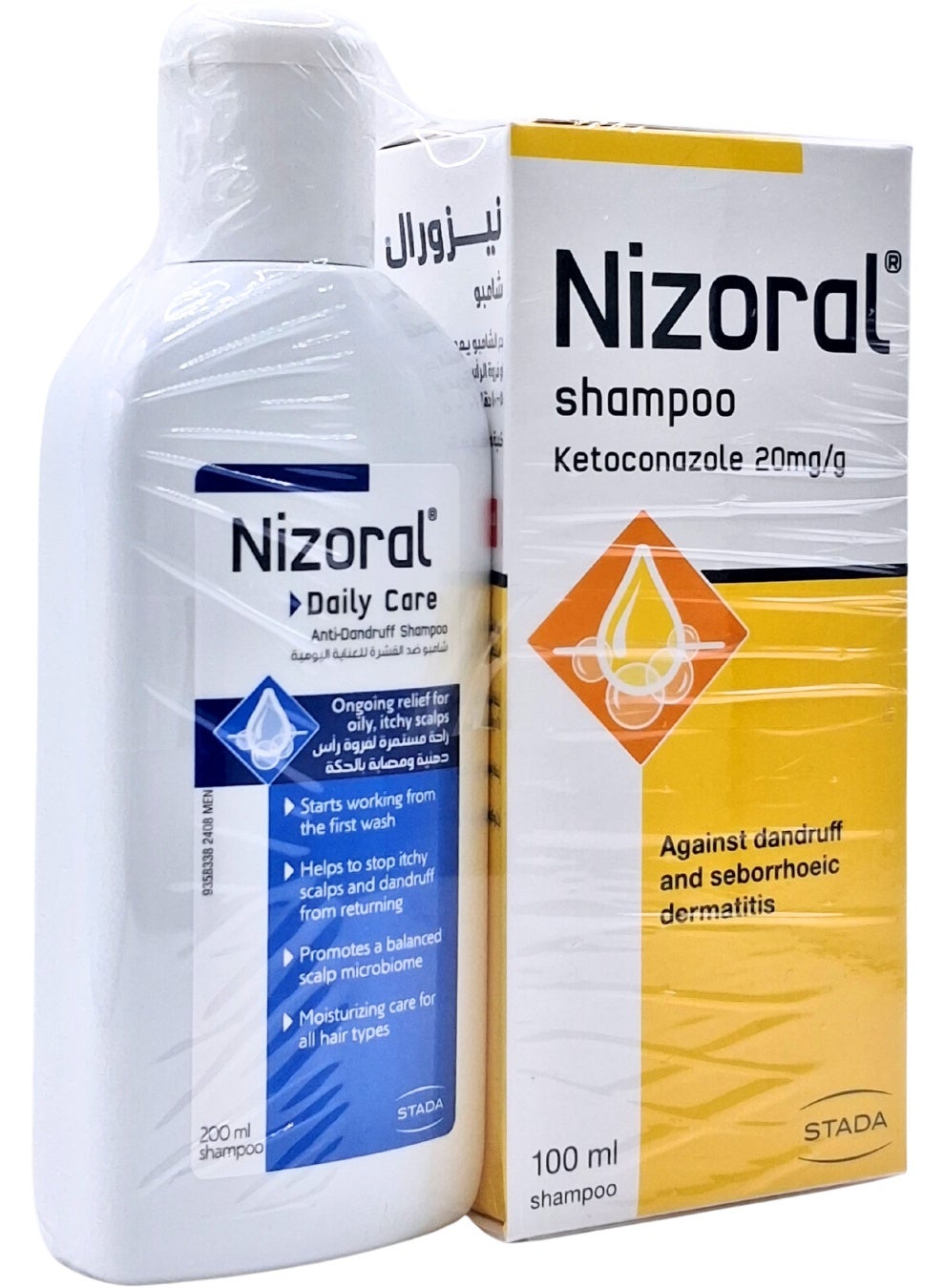 Nizoral Shampoo 100ml+Daily Care Oily Scalp Shampoo200ml