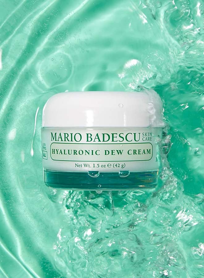 Hyaluronic Dew Cream 42 g | Lightweight Hyaluronic Acid Hydrating Face Moisturiser for Dewy Plump Skin | Deep Moisture-Locking Cream for Dry & Dehydrated Skin | Non-Greasy Everyday Hydrating Dew Face Cream - image 6