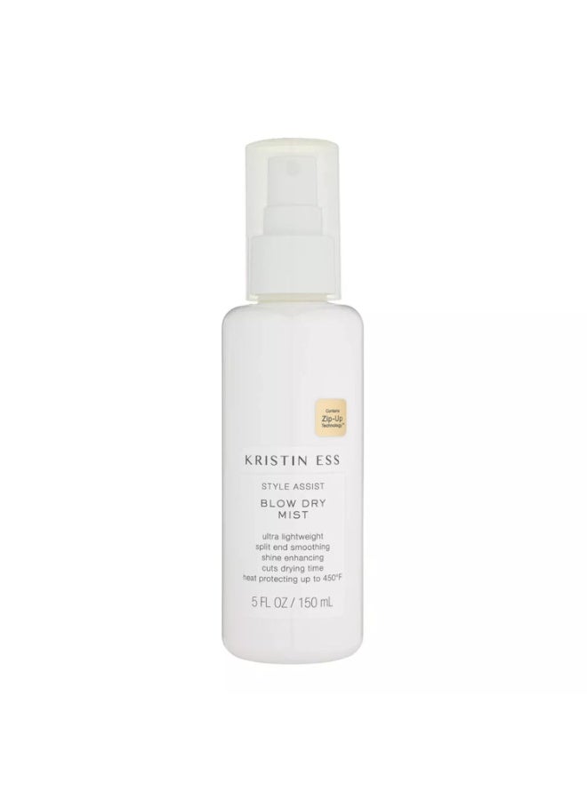 Kristin Ess Hydrating Heat Protection Spray for Hair - Blow Dry Frizz Control + Shine Enhancing -Anti Humidity Thermal Heat Protectant Spray - Repair + Protect Hair Up to 450 Degrees - Pear Fragrance