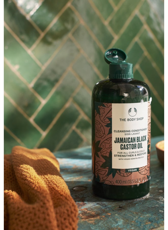 Jamaican Black Castor Oil Cleansing Conditioner – For All Curls & Coils | Cleanse, Replenish & Strengthen | Reduces Frizz & Flyaways | Enriched with Black Castor Oil, Vegan Keratin Protein & Shea Butter, 400 ml - image 2