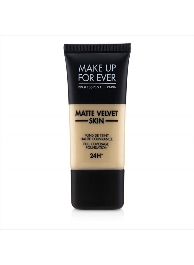 MAKE UP FOR EVER Matte Velvet Skin Full Coverage Foundation Y235 - IVORY BEIGE 1.01 oz/ 30 mL