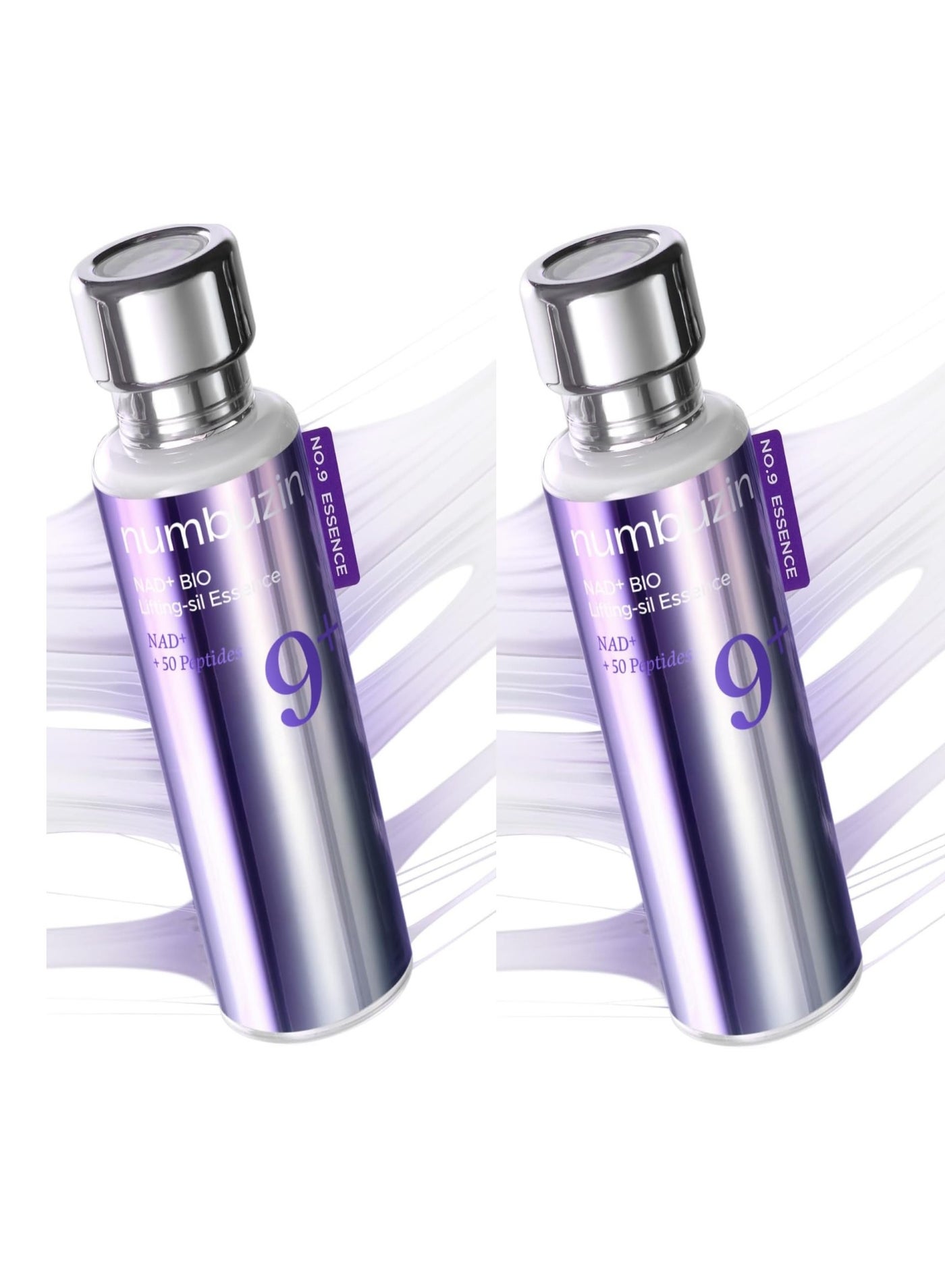 numbuzin No.9 Essence | NAD+ BIO Lifting-sil Essence | Lifting, Firming, Wrinkles, Fine Lines, Elasticity | Peptides, NAD+ | Aging, Dull Skin | 1.69 fl. oz. 2 packs