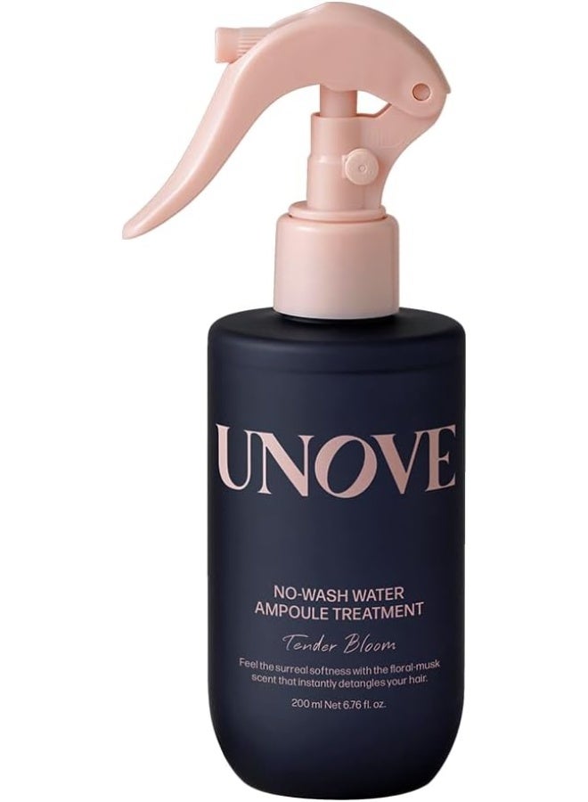 Unove No-Wash Water Ampoule Leave-In Hair Treatment Deep Hydration Frizz Control 200ml