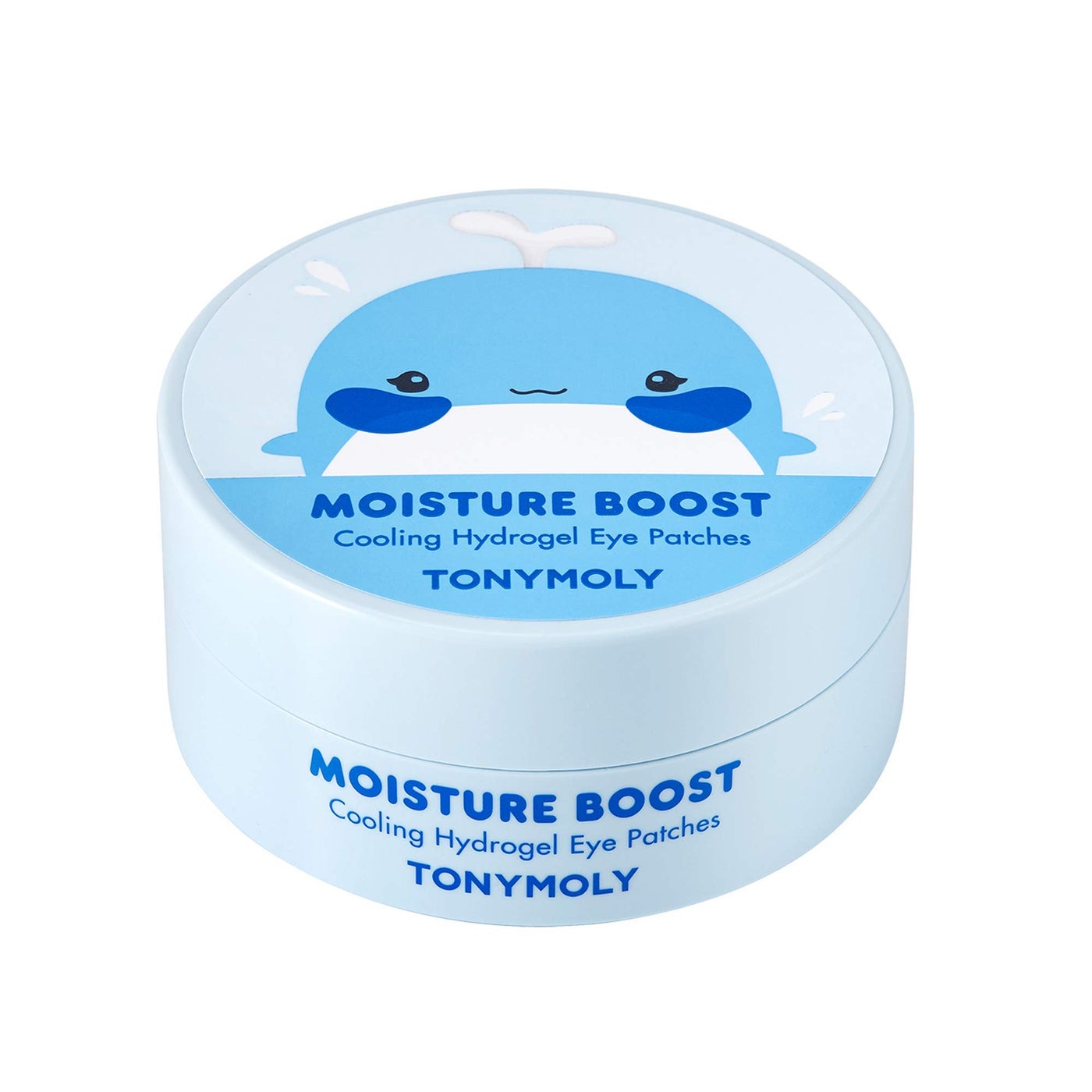 TONYMOLY Moisture Boost Cooling Hydrogel Eye Patches â€“ Hydrating & Refreshing Under Eye Patches with Hyaluronic Acid, Spirulina & Plankton, 30 Pairs