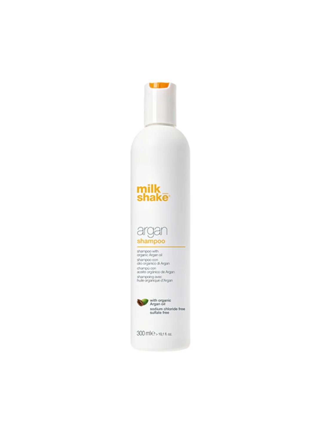 Argan Oil Shampoo – Sulfate Free Hydrating Cleanser with Organic Argan Oil, Wheat & Rice Proteins – Nourishing, Anti-Frizz & Color-Safe Shampoo for Soft, Shiny Hair, 300ml