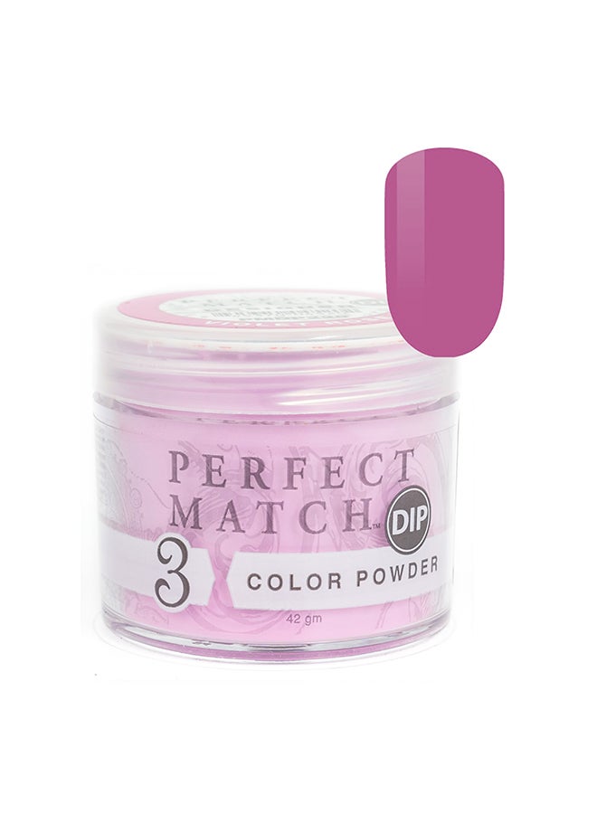 Nail Dipping Powder Violet Rose 42g, Dip Acrylic Powder Nail Art Manicure System by Perfect Match PMDP228