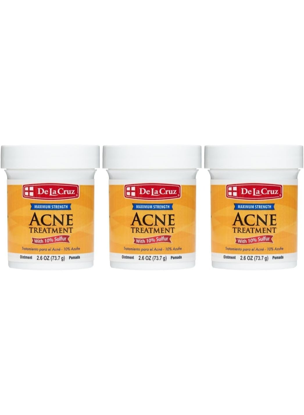 Acne Treatment Ointment with 10% Sulfur(73.7g) 3PCS