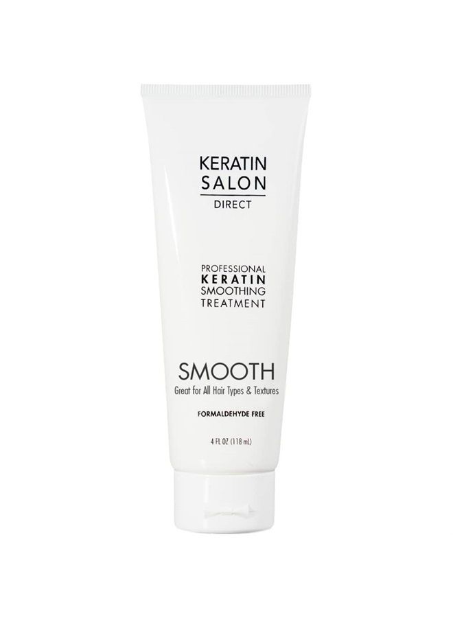 Keratin Hair Treatment, 4 oz | Frizz Control, Formaldehyde Free, Salon Quality, Smoothing Treatment, Long Lasting, Keratin Hair Treatment (1 Pack)