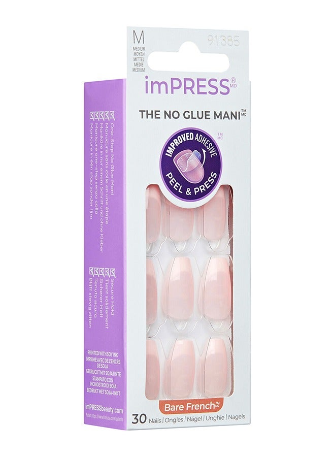 Impress Nails Genuine - Bare French Medium Ifb02C - image 2